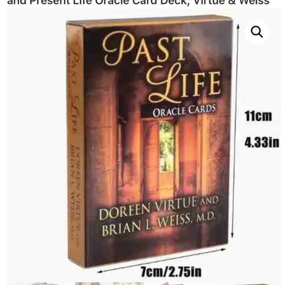 Past Life Oracle Cards , 44 Card Deck Doreen Virtue & Brian Weiss - Picture 4 of 5